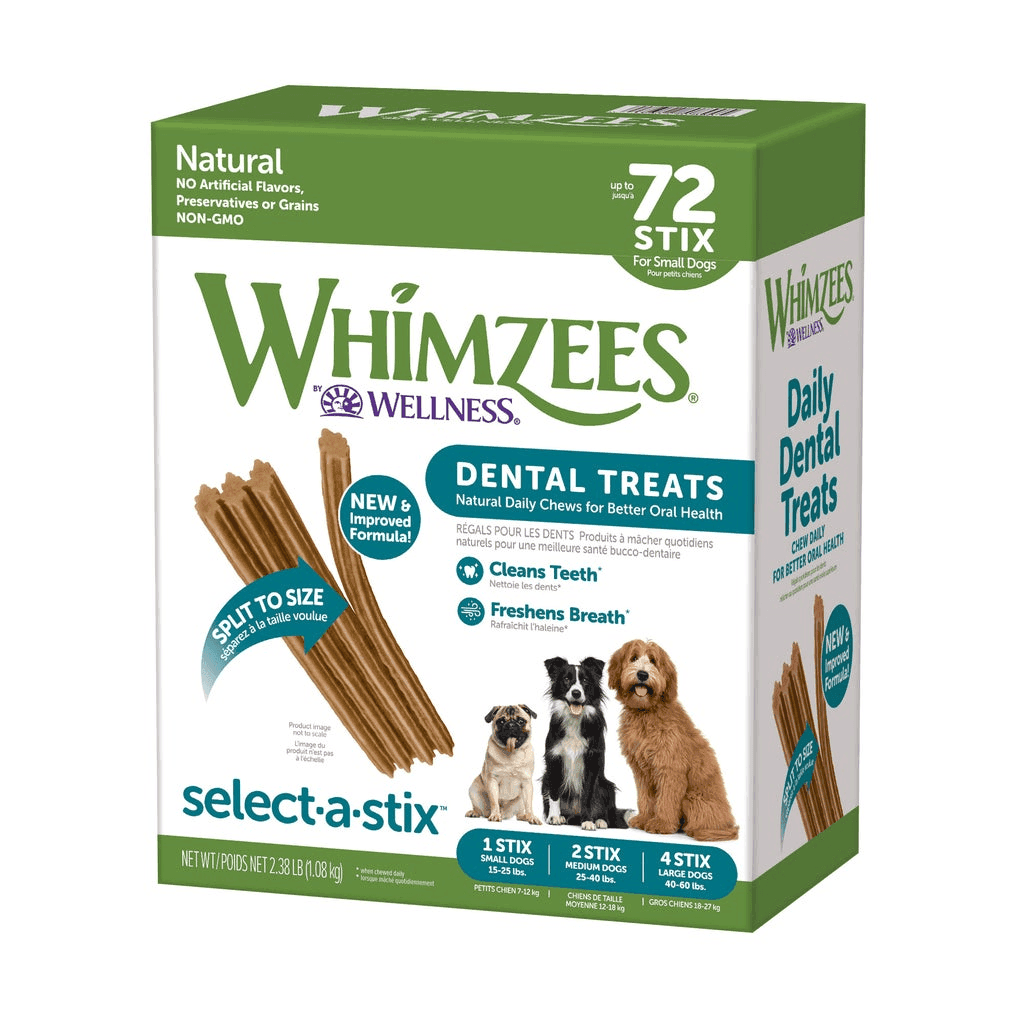 Whimzees Natural Dental Chew Sticks, 72 Count image 3