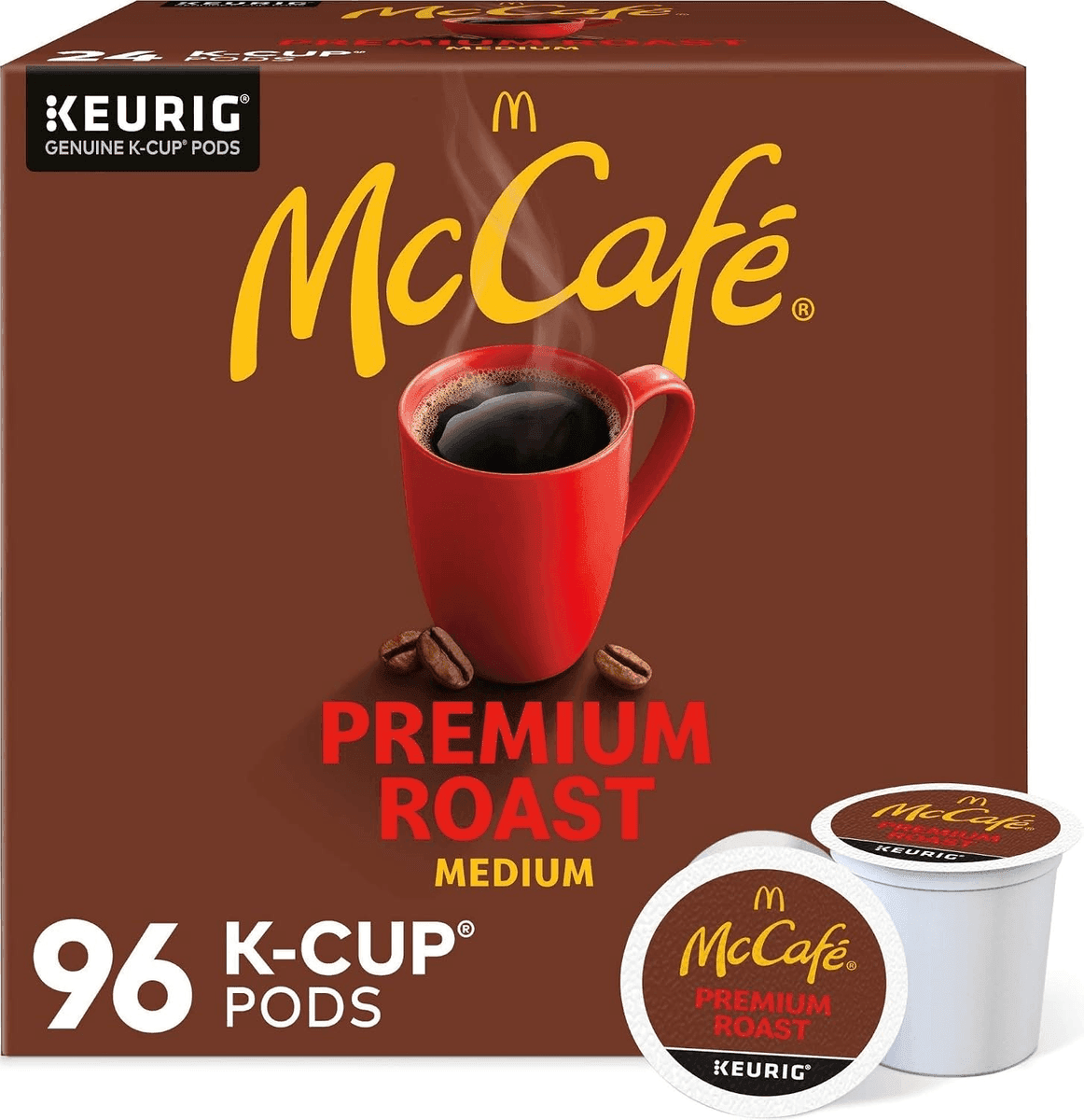 McCafe Premium Roast Medium Roast K-Cup Pods, 96 Count
