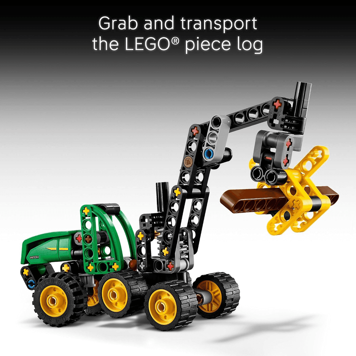 LEGO Technic John Deere 1470H Wheeled Harvester Set 42218 image 4
