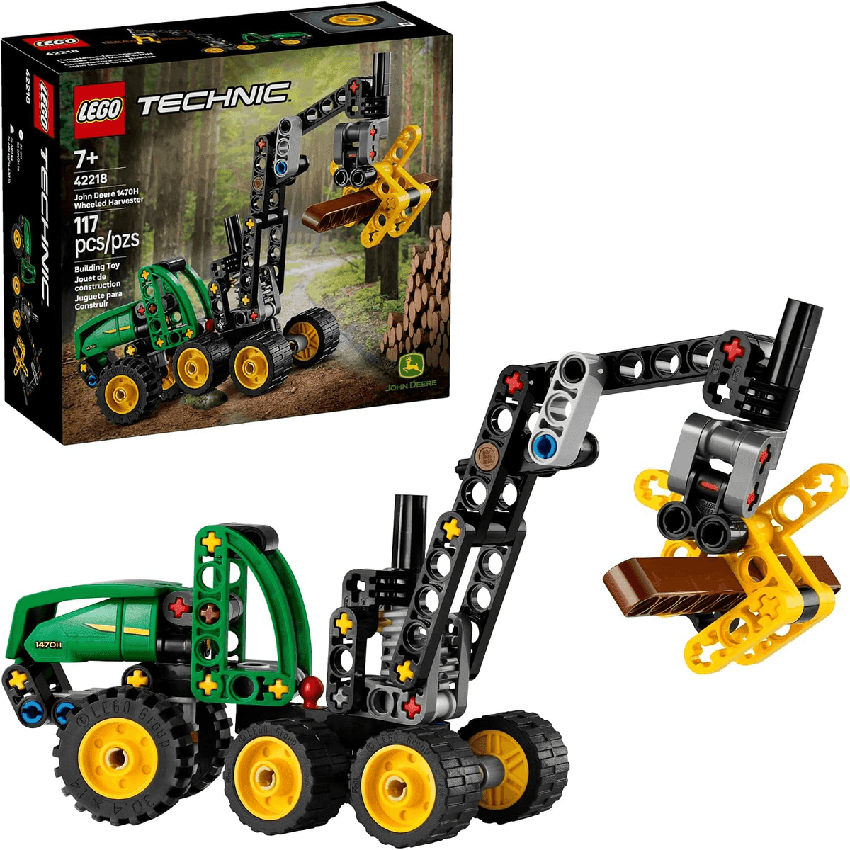 LEGO Technic John Deere 1470H Wheeled Harvester Set 42218