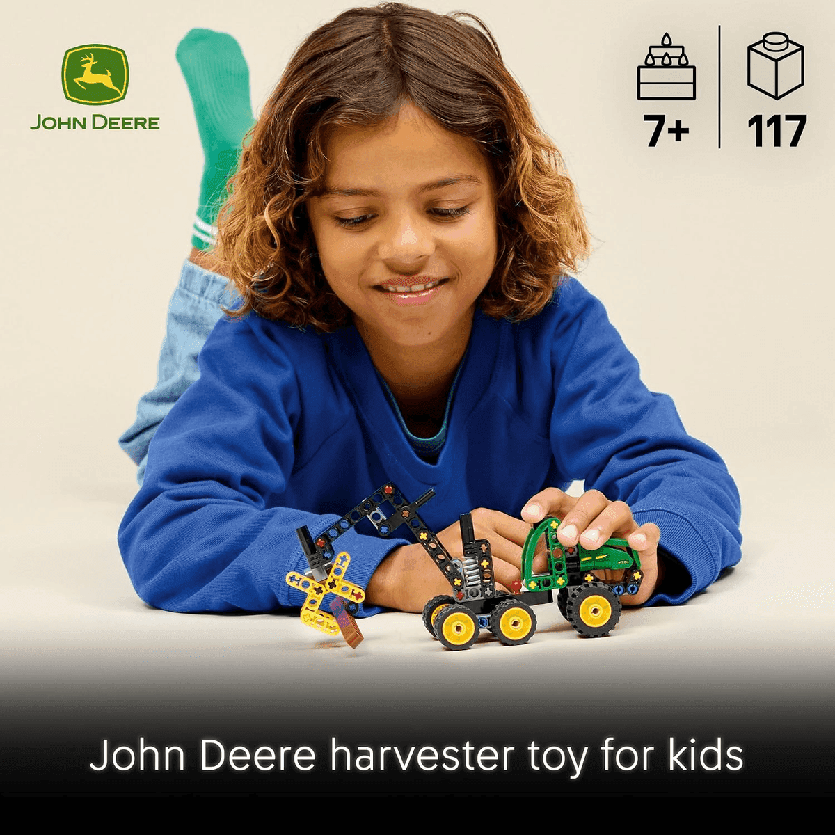 LEGO Technic John Deere 1470H Wheeled Harvester Set 42218 image 2