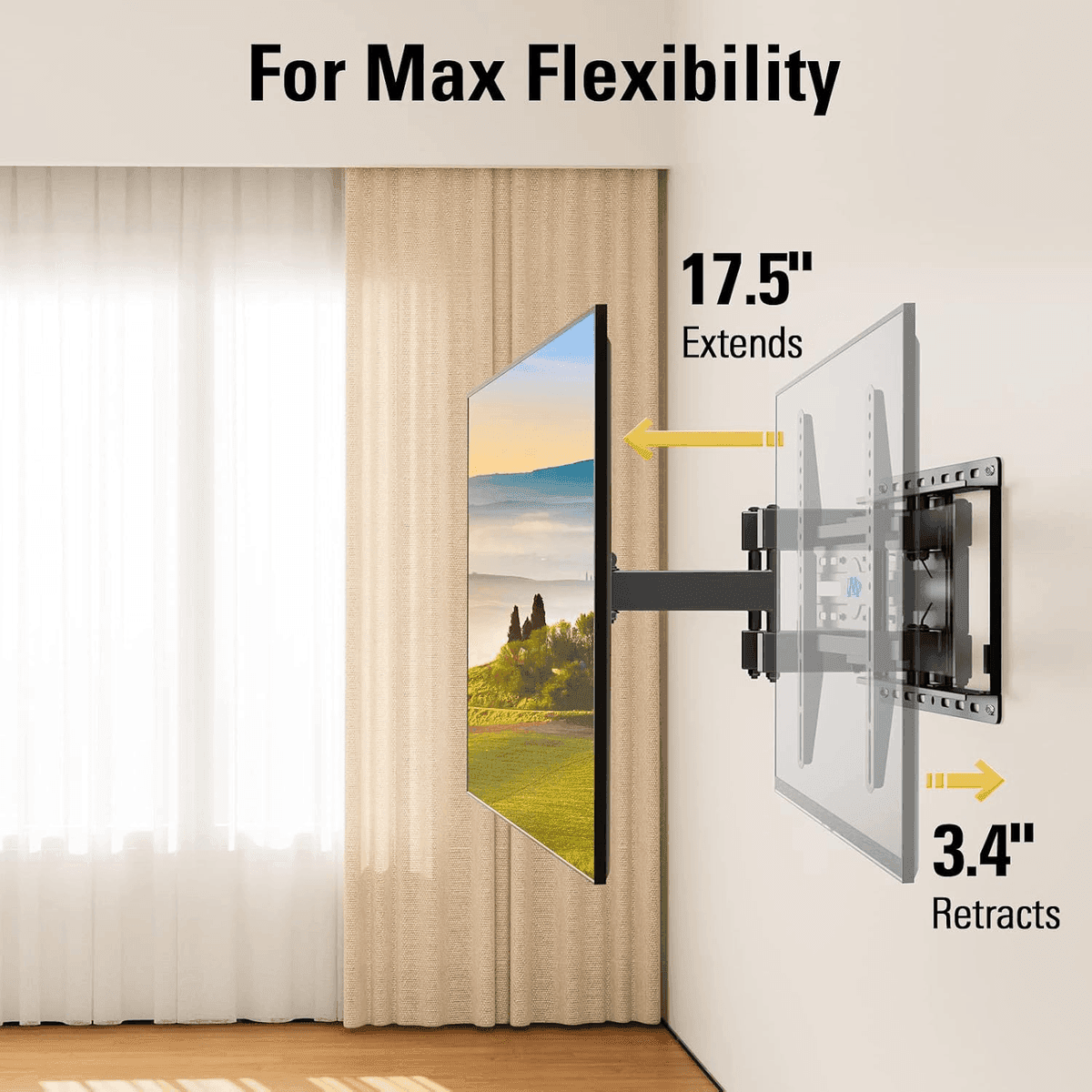 Mounting Dream Full Motion TV Wall Mount for 32-70-inch TVs image 2