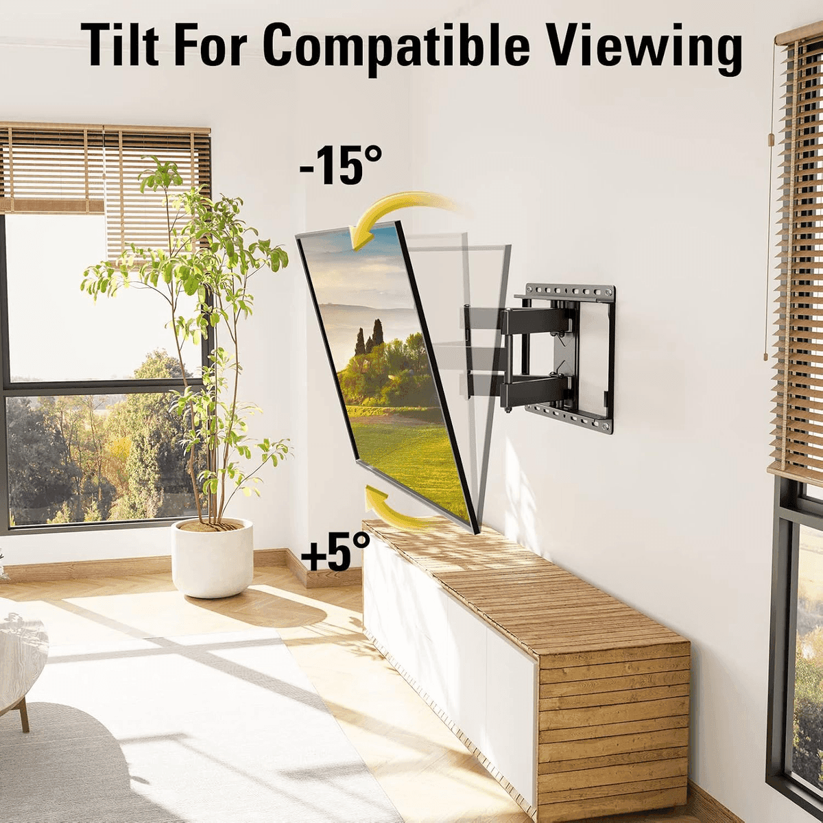 Mounting Dream Full Motion TV Wall Mount for 32-70-inch TVs image 3