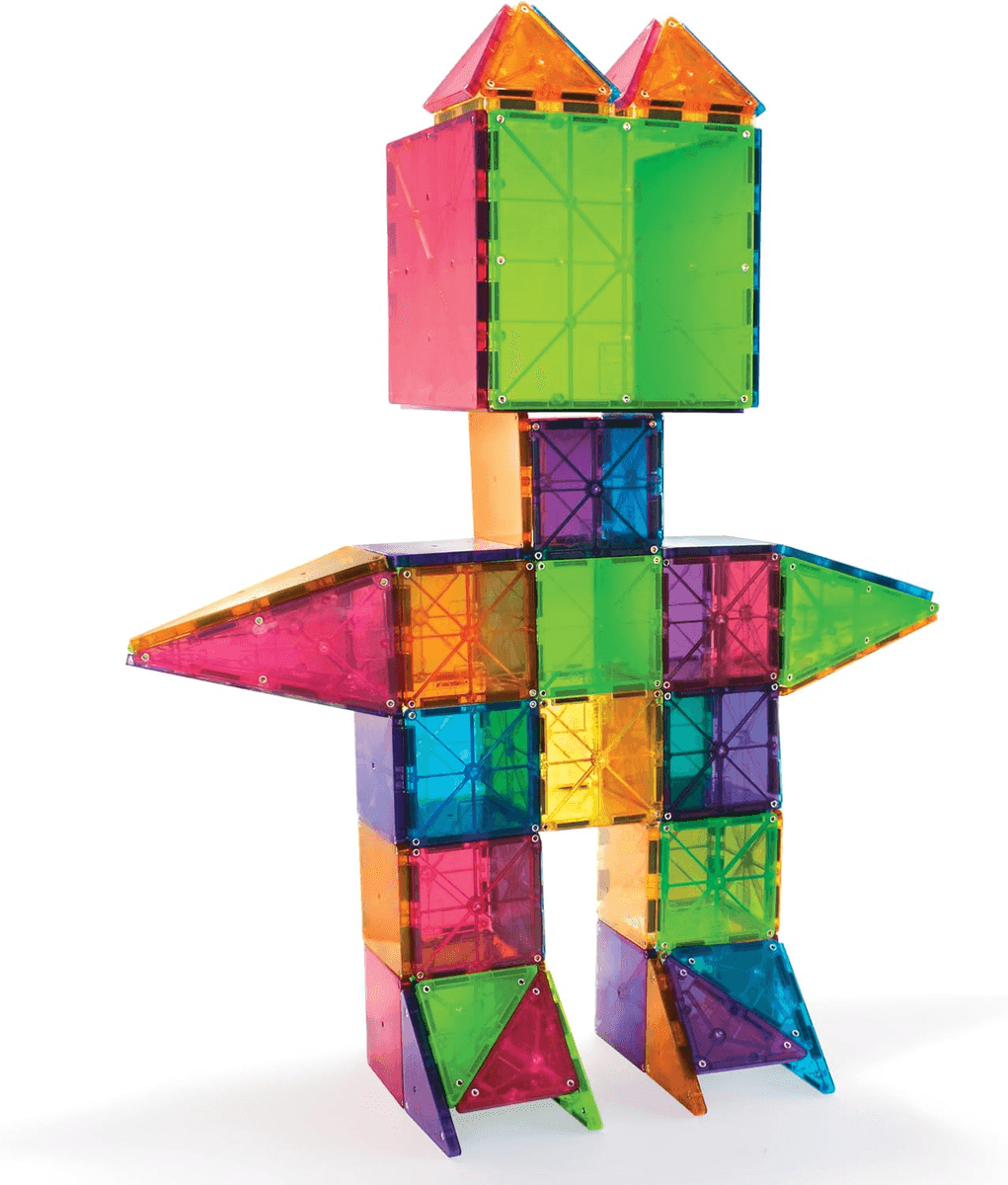 MAGNA-TILES Classic 100-Piece Magnetic Construction Set image 4