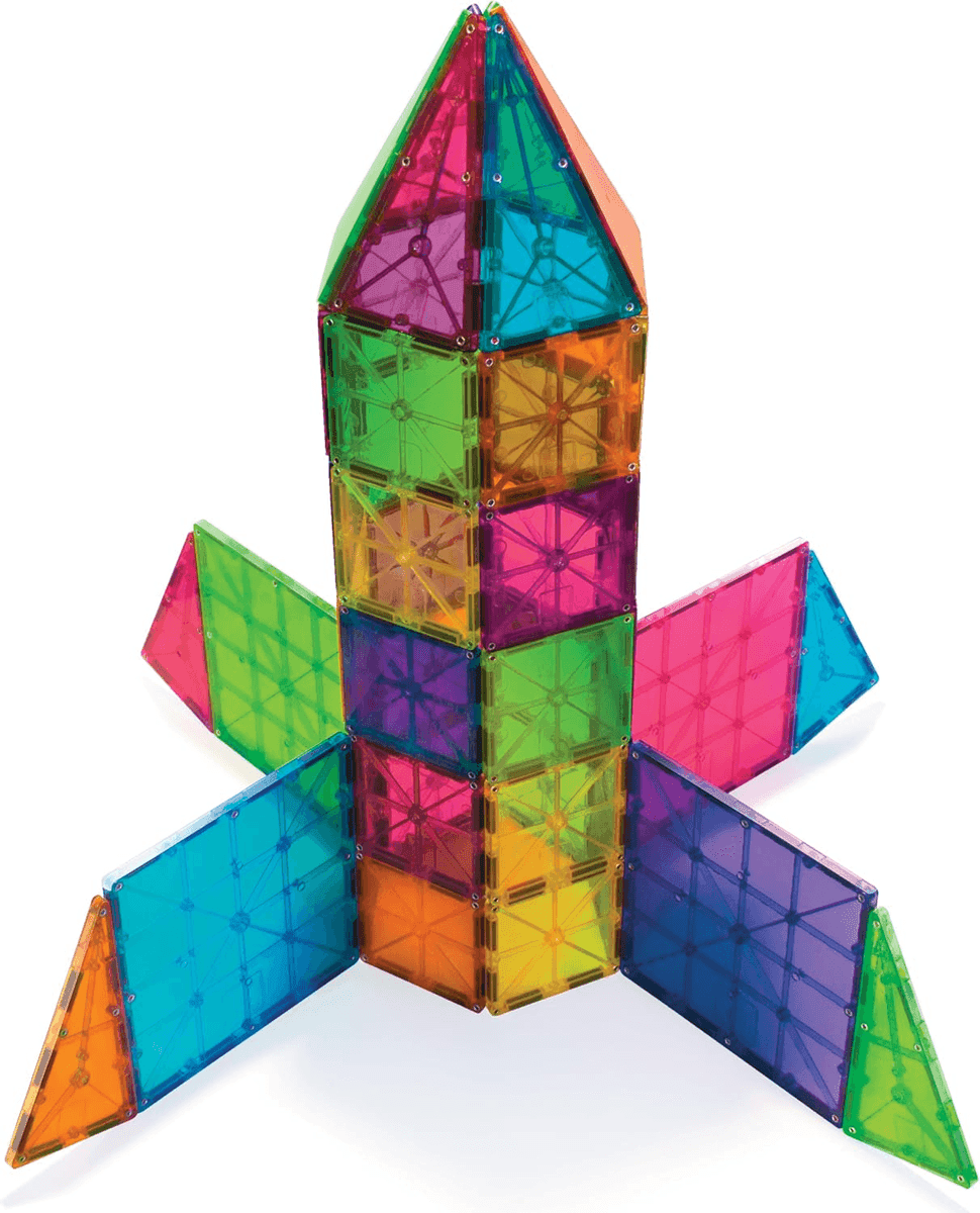 MAGNA-TILES Classic 100-Piece Magnetic Construction Set image 5