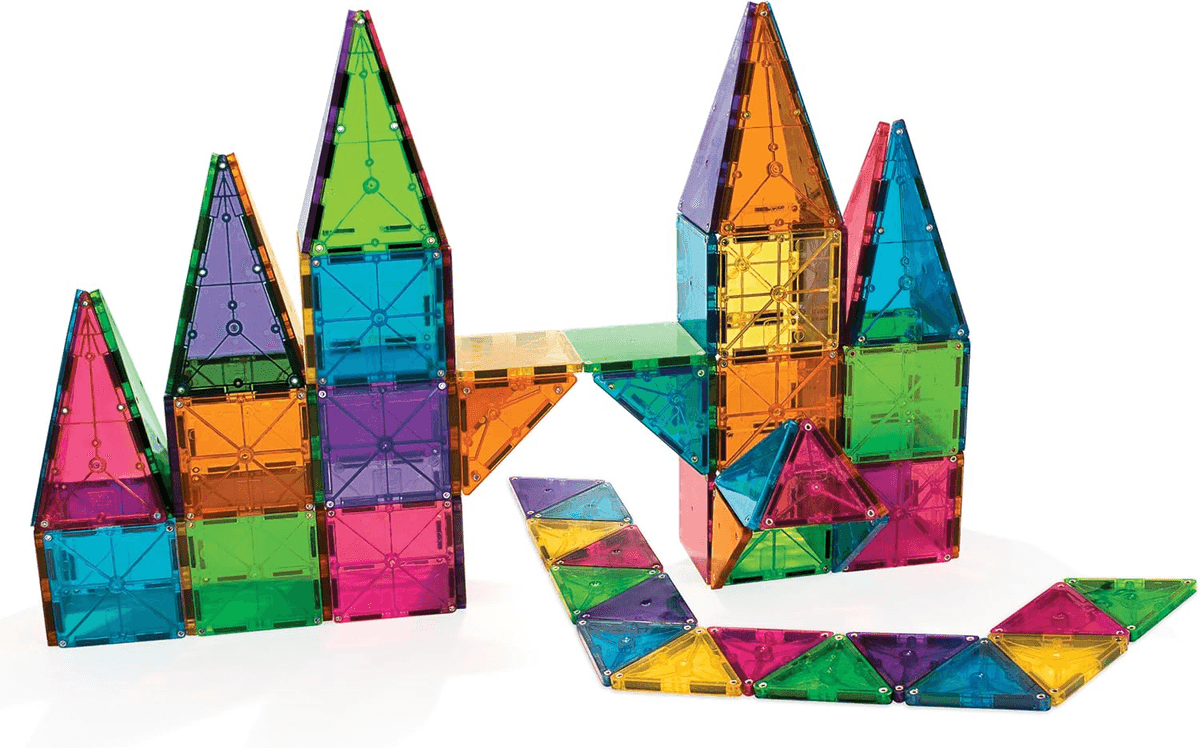 MAGNA-TILES Classic 100-Piece Magnetic Construction Set image 3