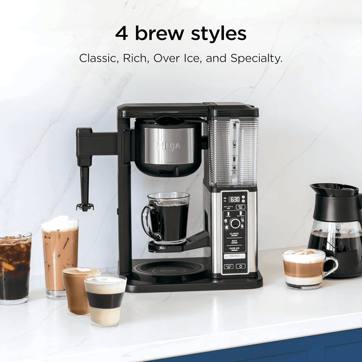 Ninja CM401 Specialty 10-Cup Coffee Maker with Frother image 4