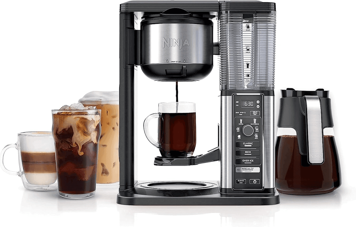 Ninja CM401 Specialty 10-Cup Coffee Maker with Frother