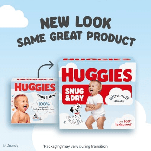 Huggies Snug & Dry Diapers Size 1 44-Count image 2