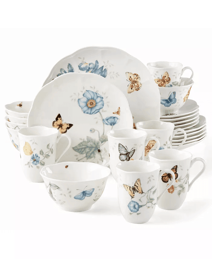 Lenox Butterfly Meadow 24-Piece Dinnerware Set - Service for 6