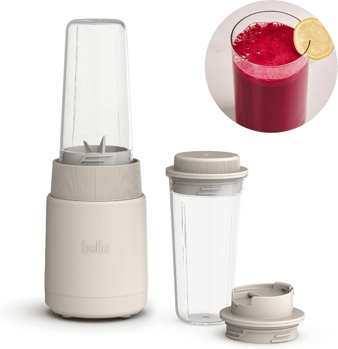 BELLA Rocket Blender 6-Piece Set - Oatmilk