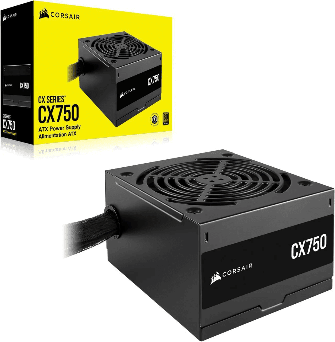 Corsair CX750 750W 80 PLUS Bronze ATX Power Supply image 2