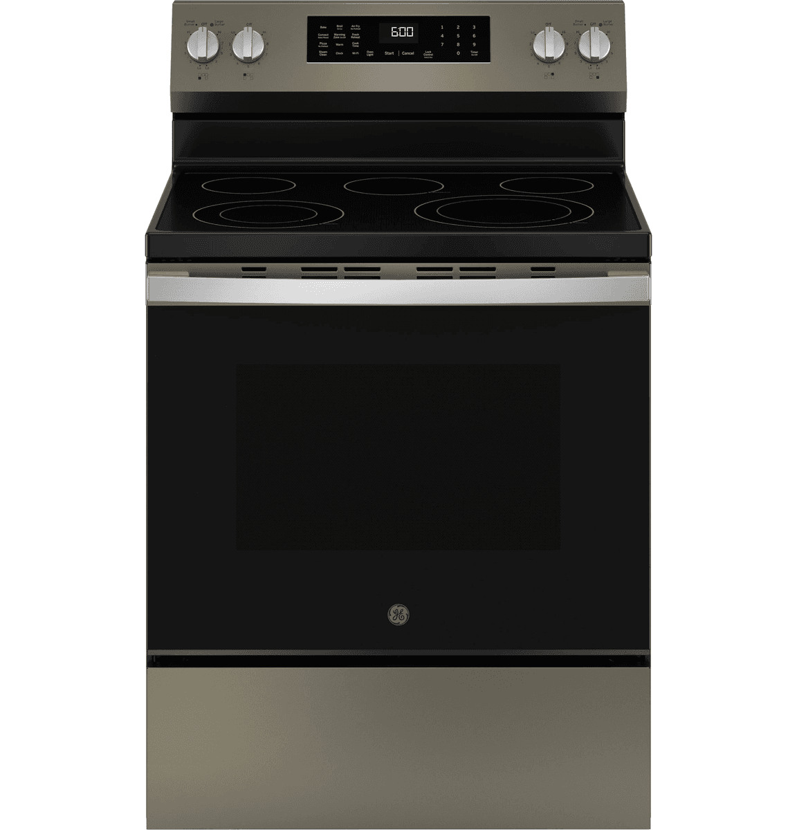GE 30-Inch 5.3-Cu.-Ft. Smart Electric Range - Slate