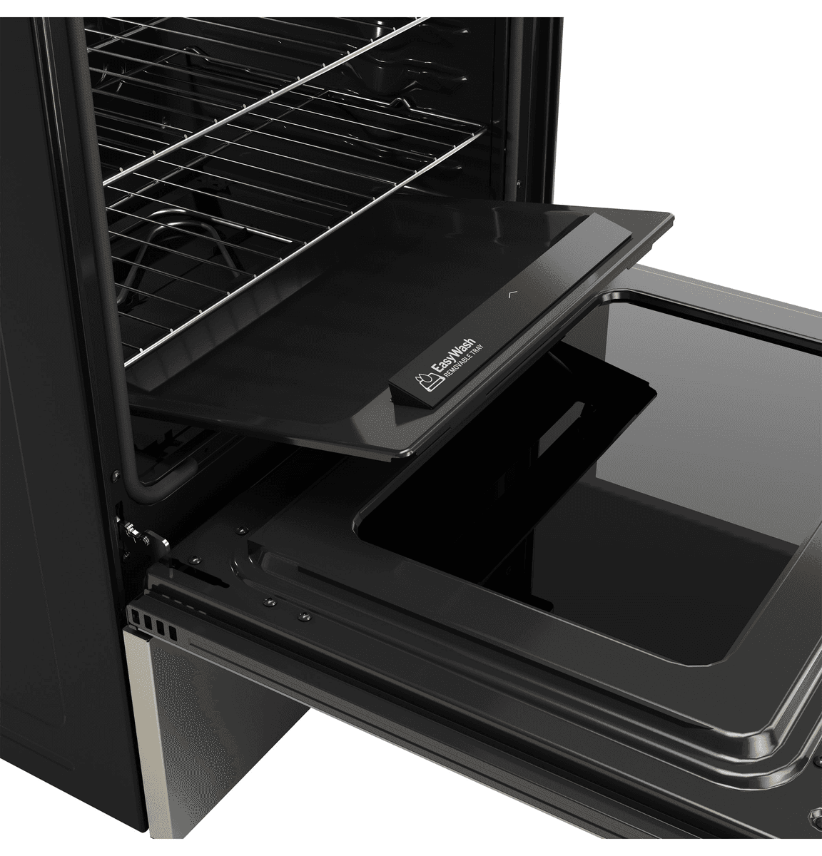 GE 30-Inch 5.3-Cu.-Ft. Smart Electric Range - Slate image 2
