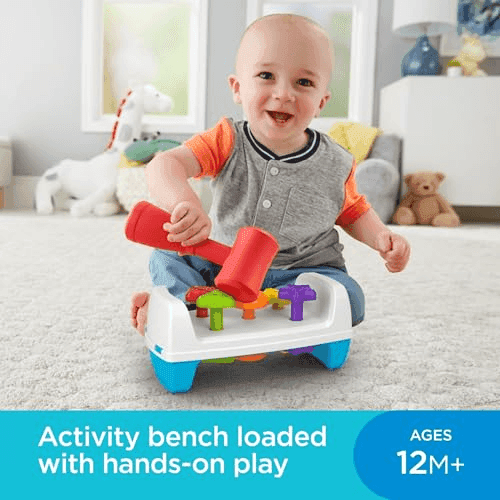 Fisher-Price Tap & Turn Bench Activity Toy image 2