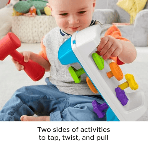 Fisher-Price Tap & Turn Bench Activity Toy image 3