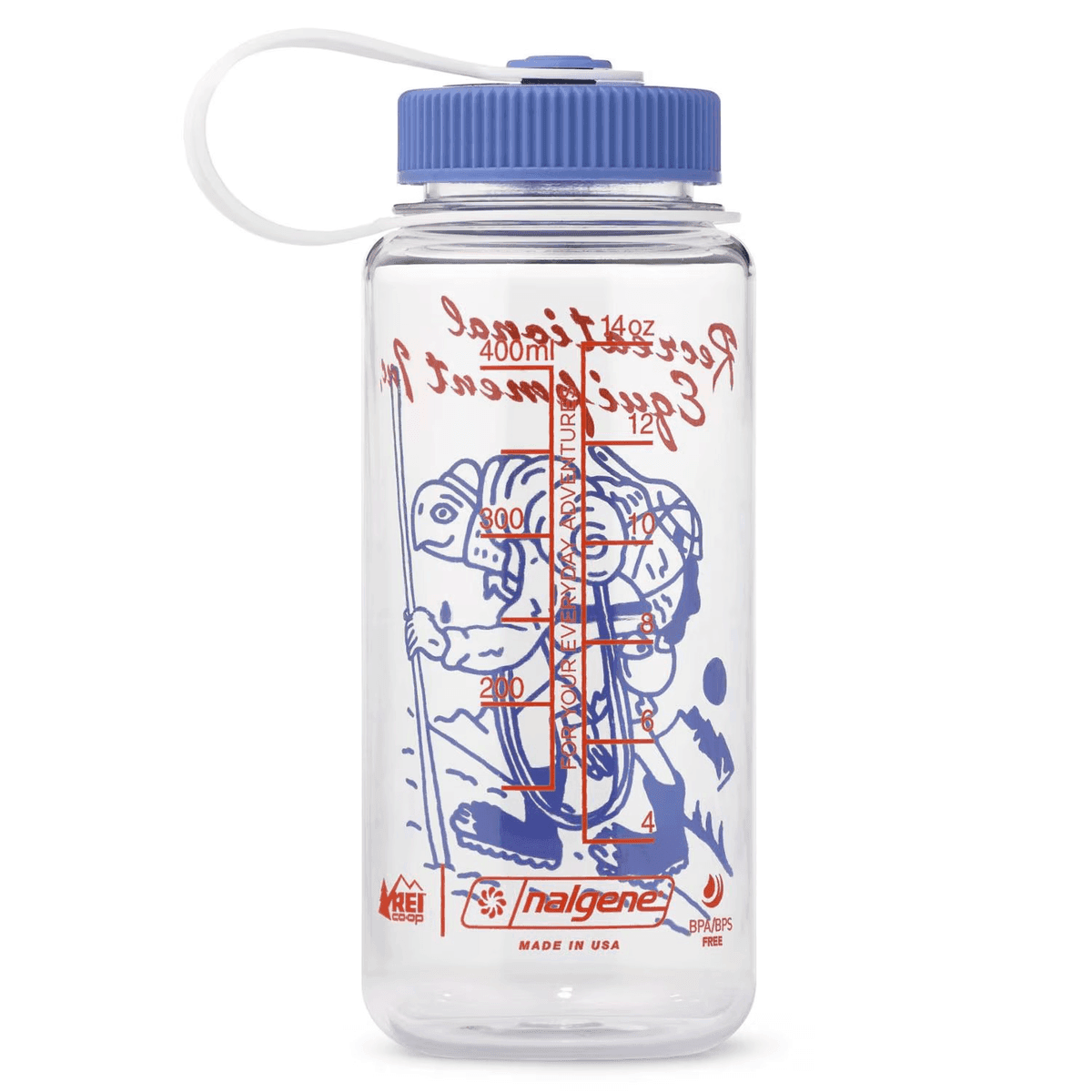 REI Co-op Nalgene Sustain Graphic Wide-Mouth Bottle 16 fl. oz. - Clear/Turtle image 2