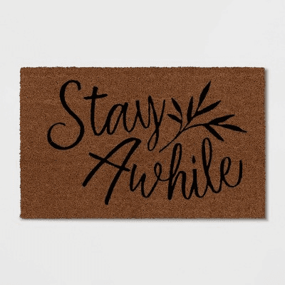 Threshold Stay Awhile Coir Doormat for $9.10 at Target