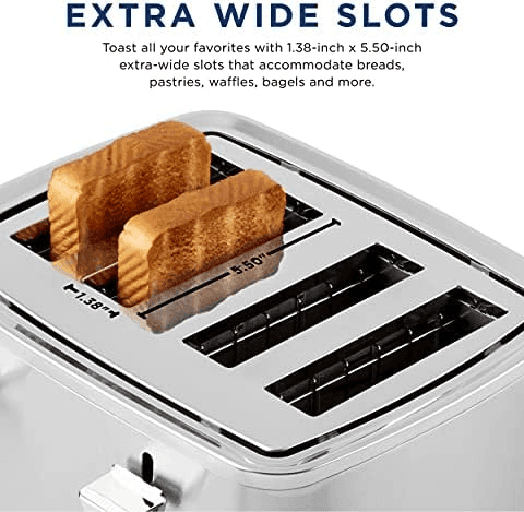 GE Stainless Steel 4-Slice Toaster image 5