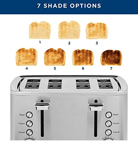 GE Stainless Steel 4-Slice Toaster image 4