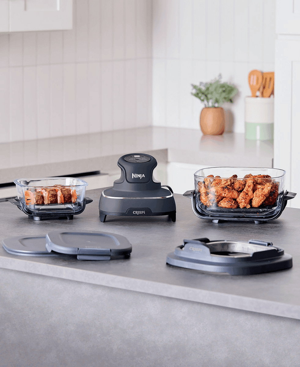 Ninja Crispi 4-in-1 Portable Glass Air Fryer Cooking System - Cyberspace image 3