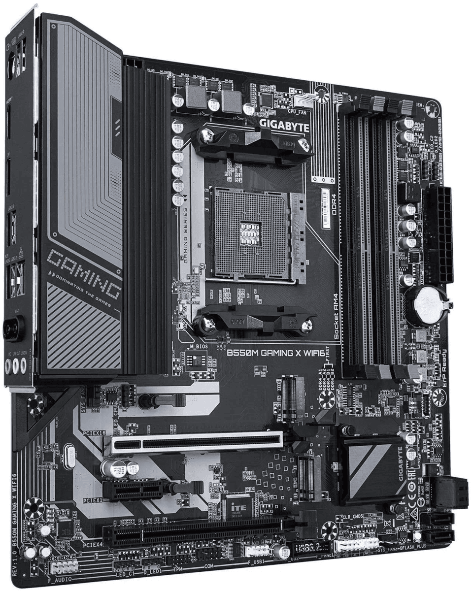 GIGABYTE B550M GAMING X WIFI6 AM4 Micro ATX Motherboard image 3