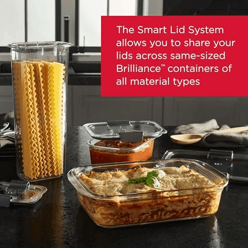 Rubbermaid Brilliance Glass Food Storage Containers 18-Piece Set image 4