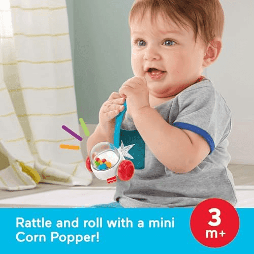 Fisher-Price Newborn Classics Rattle, Teether & Sensory Toy 2-Pack image 3