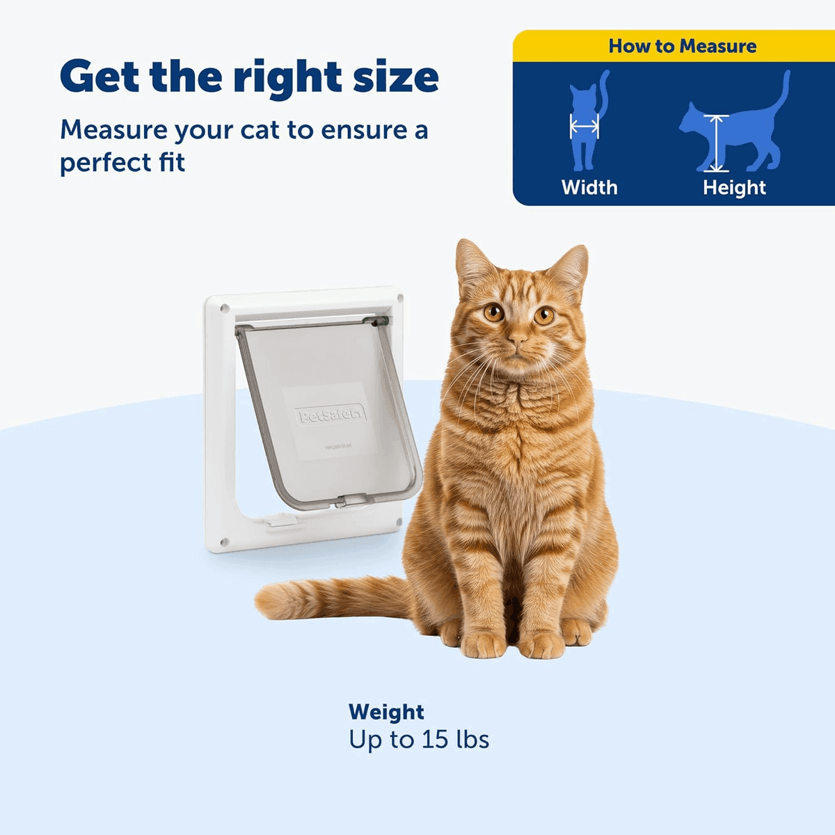 PetSafe Interior Cat Door with 2-Way Lock, White image 5