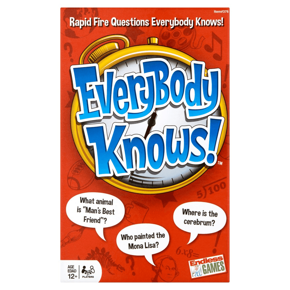 Endless Games Everybody Knows! Rapid-Fire Trivia Card Game image 2