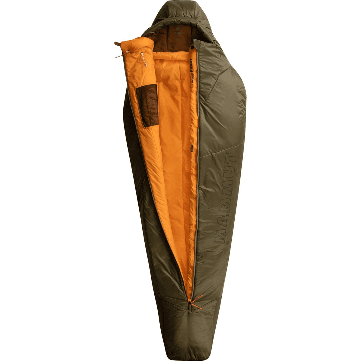 Mammut Perform Fiber 19°F/-7°C Sleeping Bag, Olive, XL
