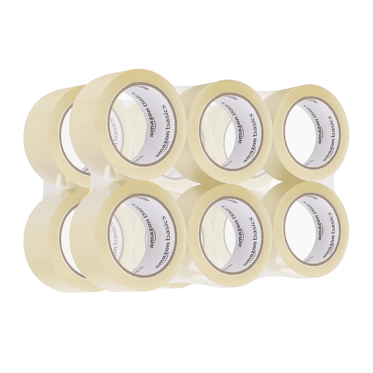 Amazon Basics Clear Shipping Packing Tape, 72.2 yd, 12 Rolls