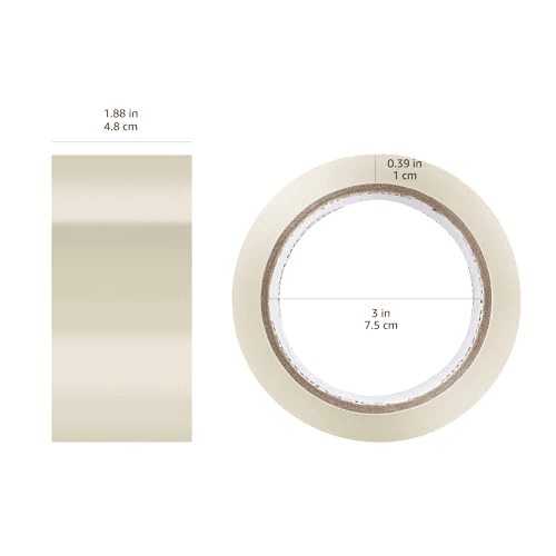 Amazon Basics Clear Shipping Packing Tape, 72.2 yd, 12 Rolls image 5