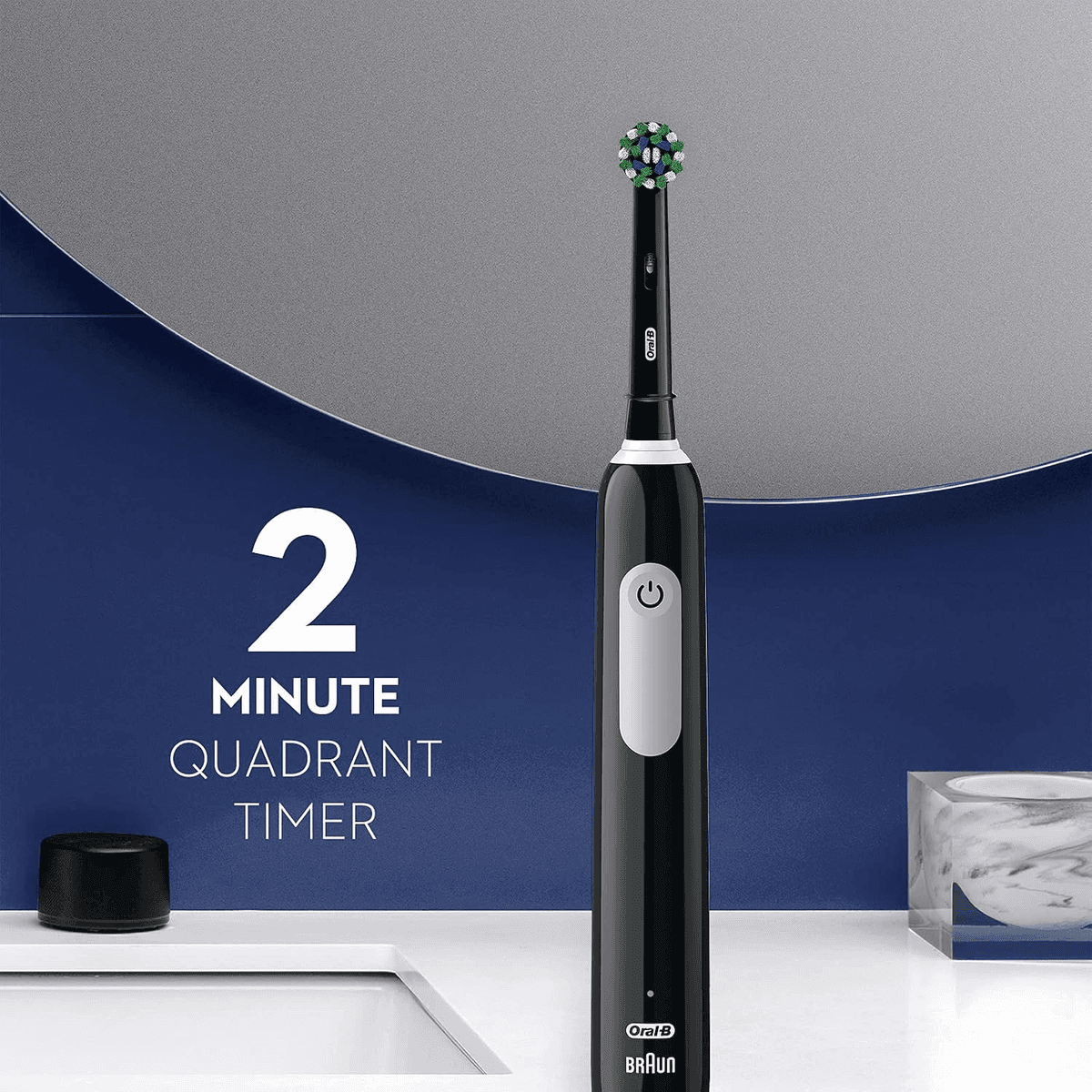 Oral-B Pro 1000 CrossAction Electric Toothbrush 2-Pack image 3