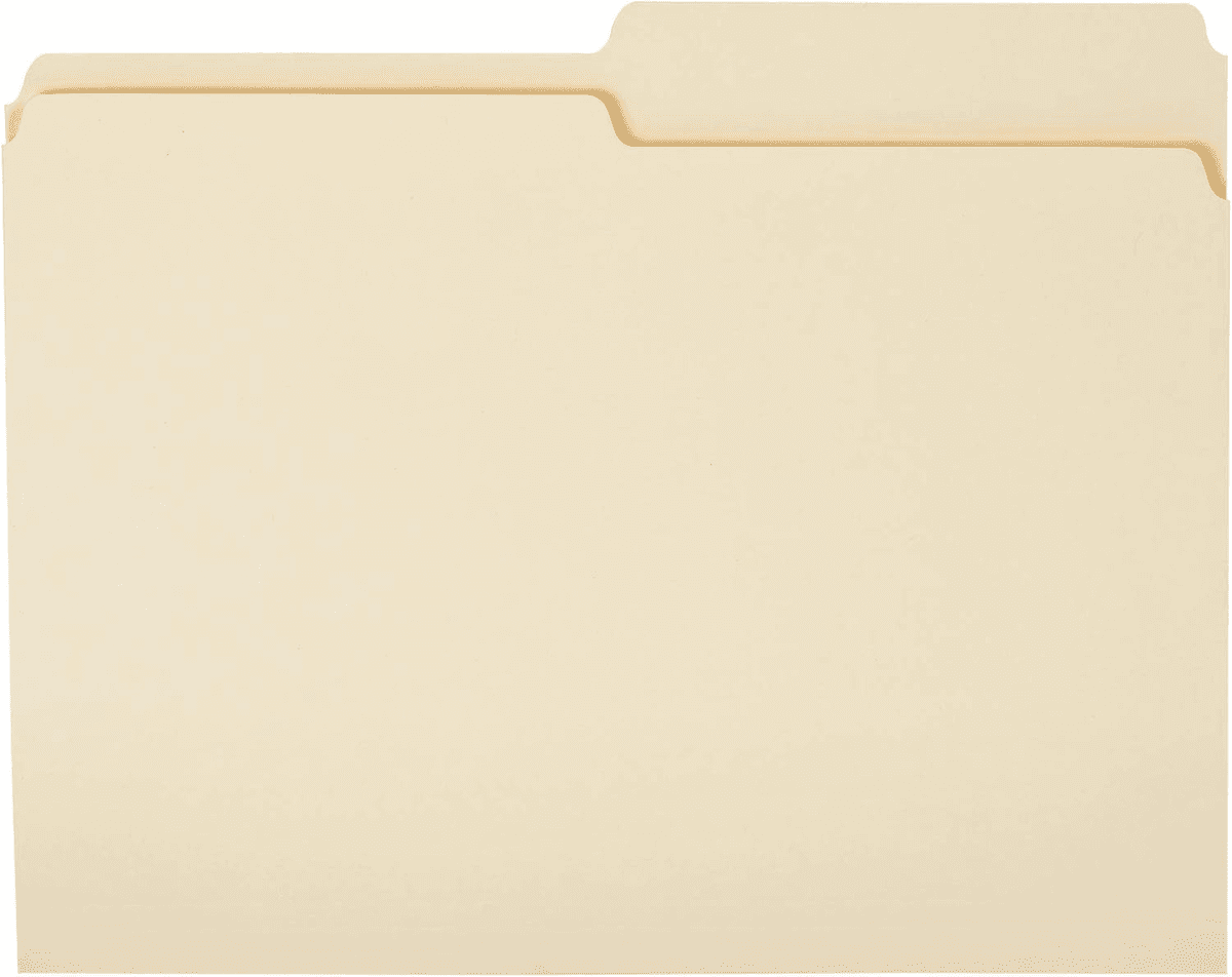 Amazon Basics Manila File Folders - Letter Size, 36-Pack