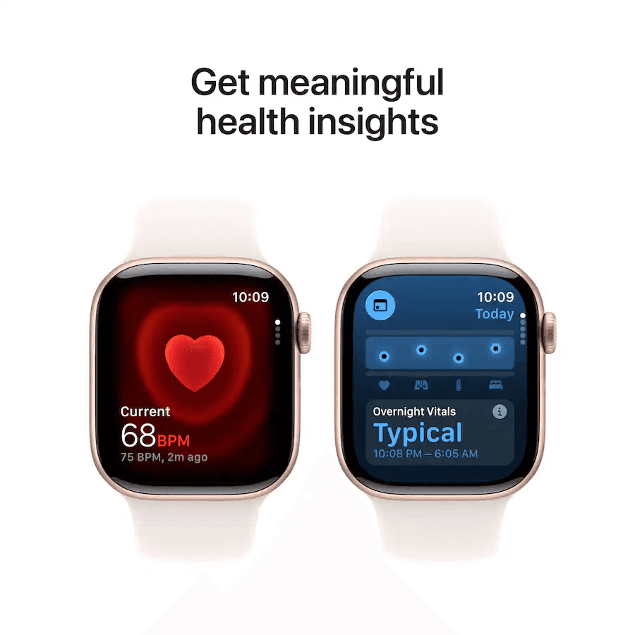 Apple Watch Series 11 GPS 42mm Rose Gold with Light Blush Sport Band S/M image 5