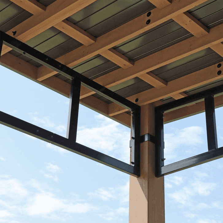 Yardistry 12' x 14' Contemporary Gazebo with Aluminum Roof image 5