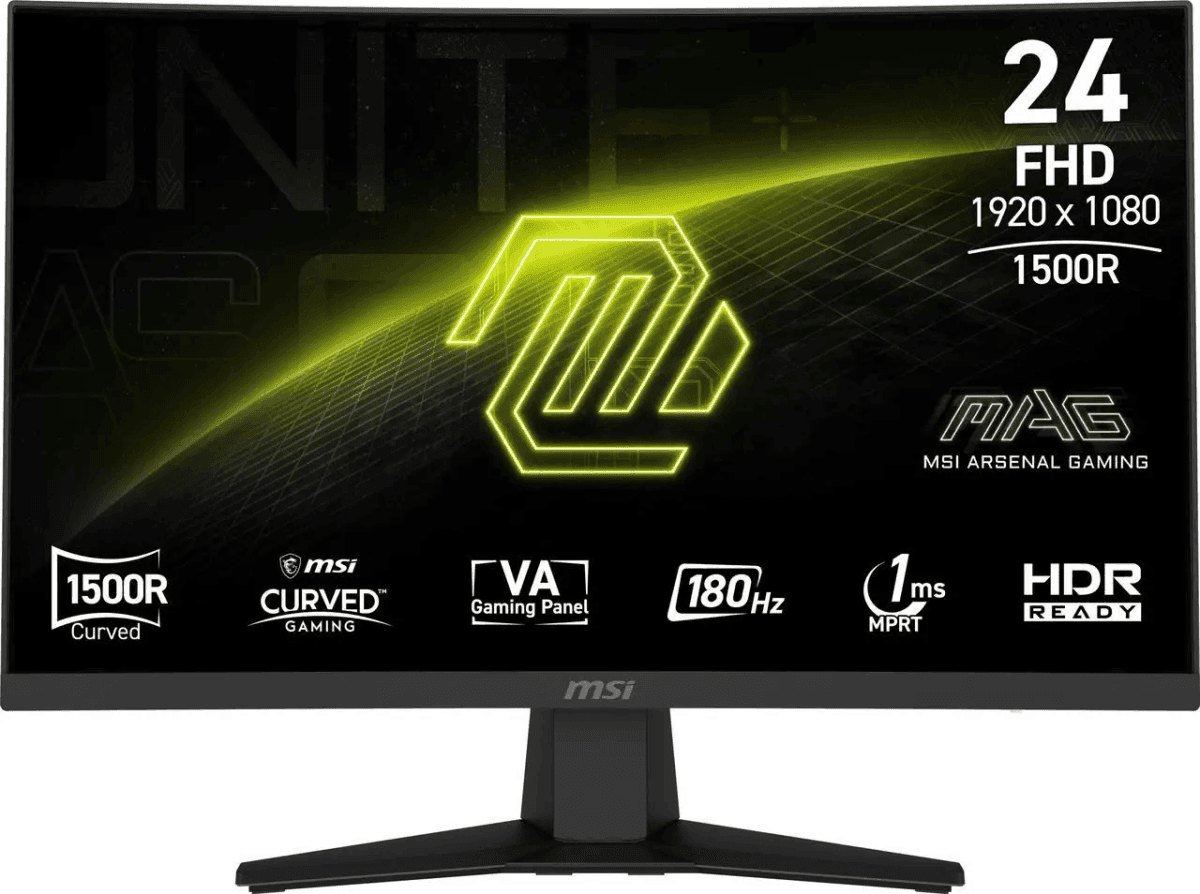 MSI MAG 244C 23.6-inch 180Hz Curved Gaming Monitor