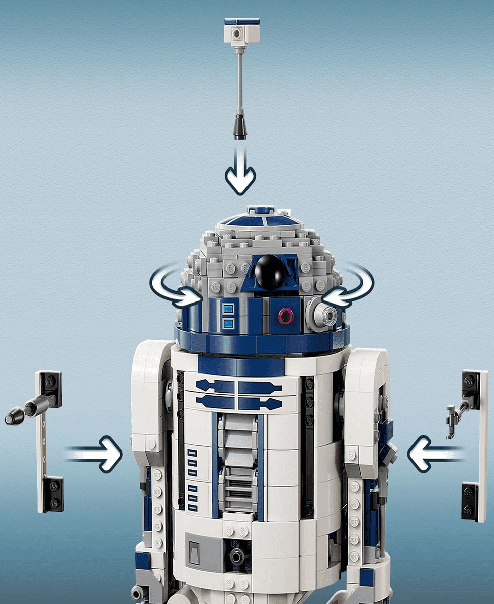LEGO Star Wars R2-D2 75379 Building Set, 1,050 Pieces image 3