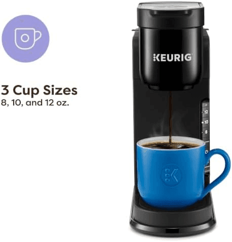 Keurig K-Express Single Serve K-Cup Pod Coffee Maker, 3 Brew Sizes, Strong Button Feature, 42oz Removable Reservoir, Black image 4