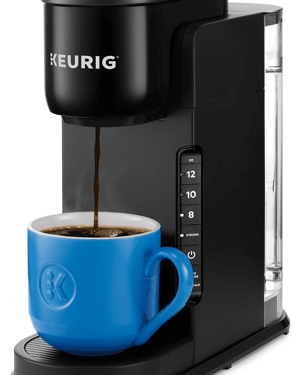 Keurig K-Express Single Serve K-Cup Pod Coffee Maker, 3 Brew Sizes, Strong Button Feature, 42oz Removable Reservoir, Black