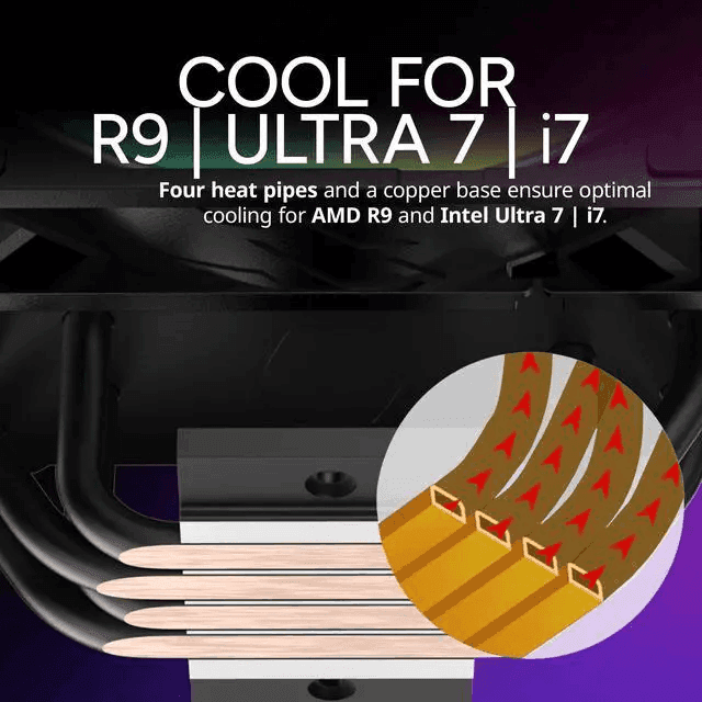 Cooler Master Hyper 212 PRO ARGB CPU Air Cooler image 3