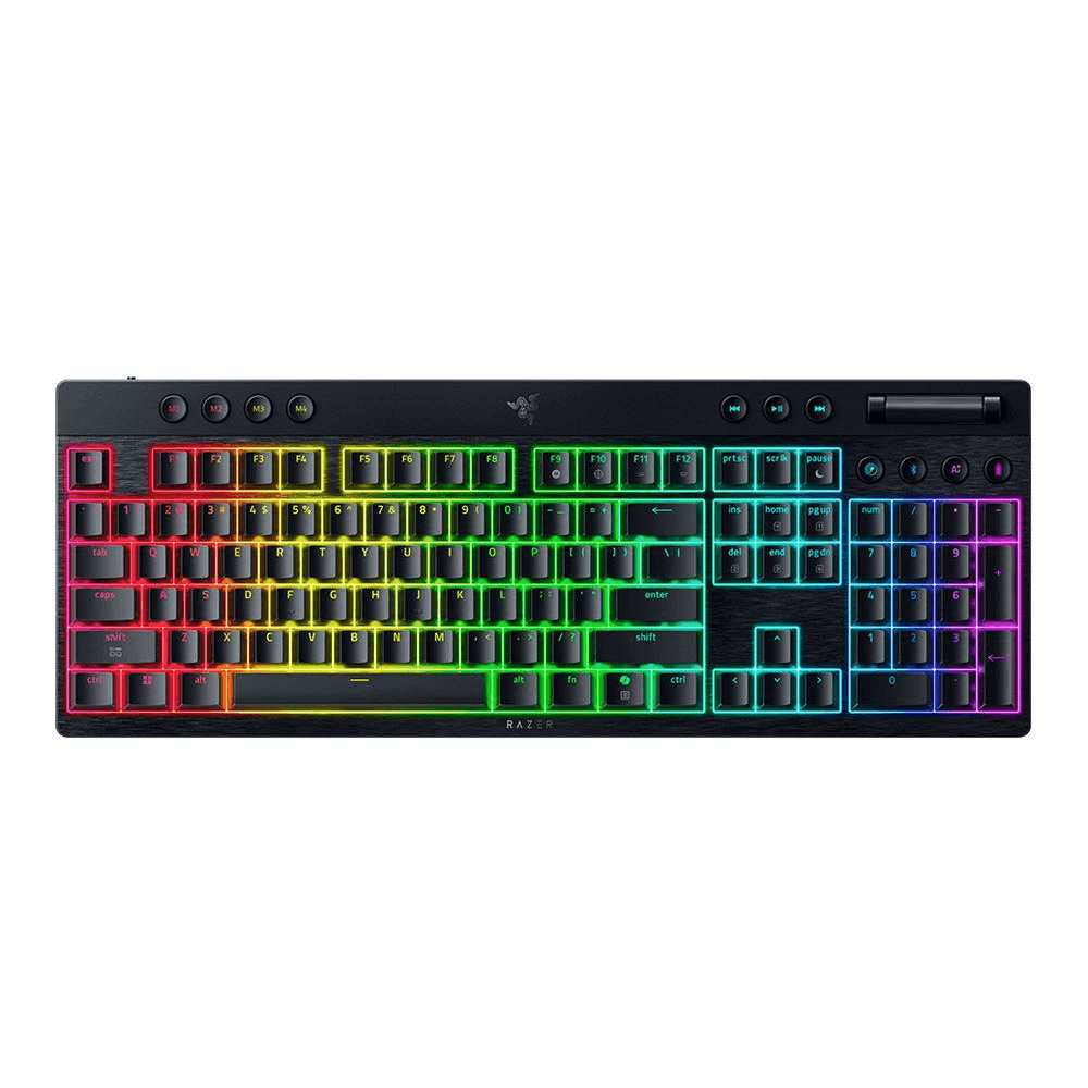 Razer BlackWidow V4 Low-Profile HyperSpeed Wireless Gaming Keyboard
