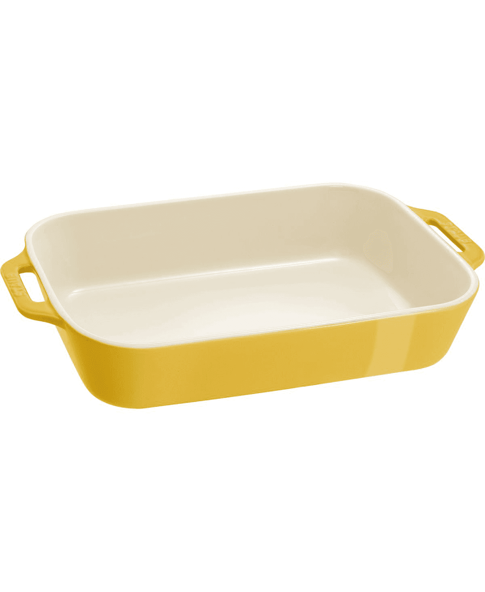 Staub Ceramic 3-Piece Rectangular Baking Dish Set - Lemon image 2