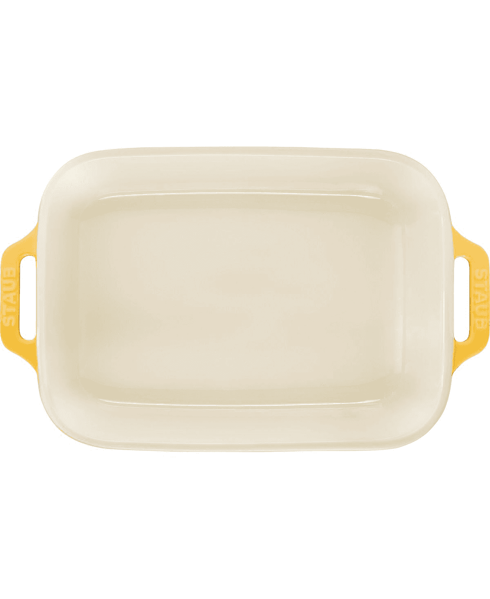 Staub Ceramic 3-Piece Rectangular Baking Dish Set - Lemon image 3