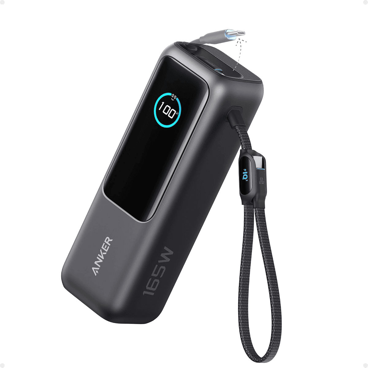 Anker 25,000mAh 165W Laptop Power Bank for $104.99