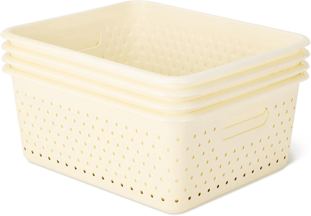 Amazon Basics Decorative Storage Baskets 4-Pack