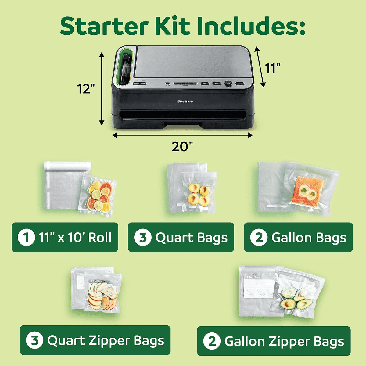 FoodSaver V4400 2-in-1 Vacuum Sealer with Starter Kit image 4