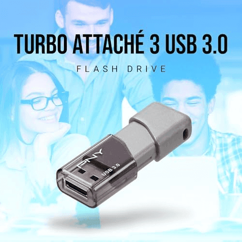 PNY Turbo Attaché 3 128GB USB 3.0 Flash Drives, 5-Pack image 5