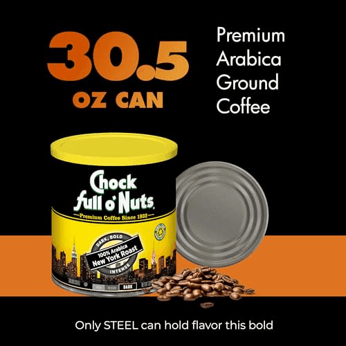 Chock Full o' Nuts New York Roast Ground Coffee, 30.5 oz image 5